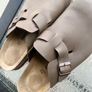 Brown Leather Slip-On Loafers